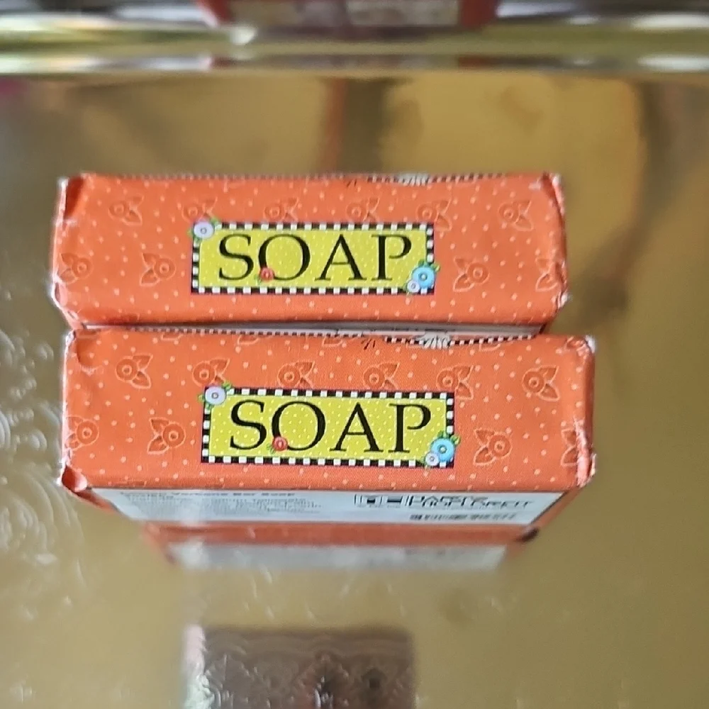 New Vintage Mary Engelbreit Lemon Verbena Bar Soap X 2